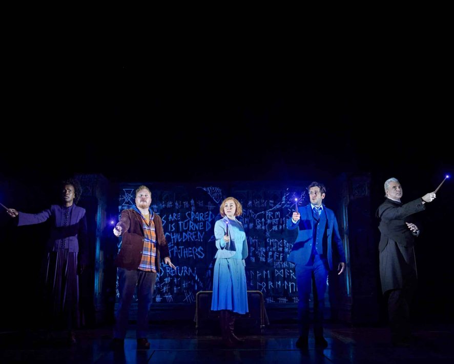 Harry Potter and the Cursed Child Part Two stage scene at West End London